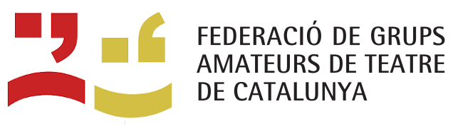 logo federació de grups amateurs de teatre de catalunya